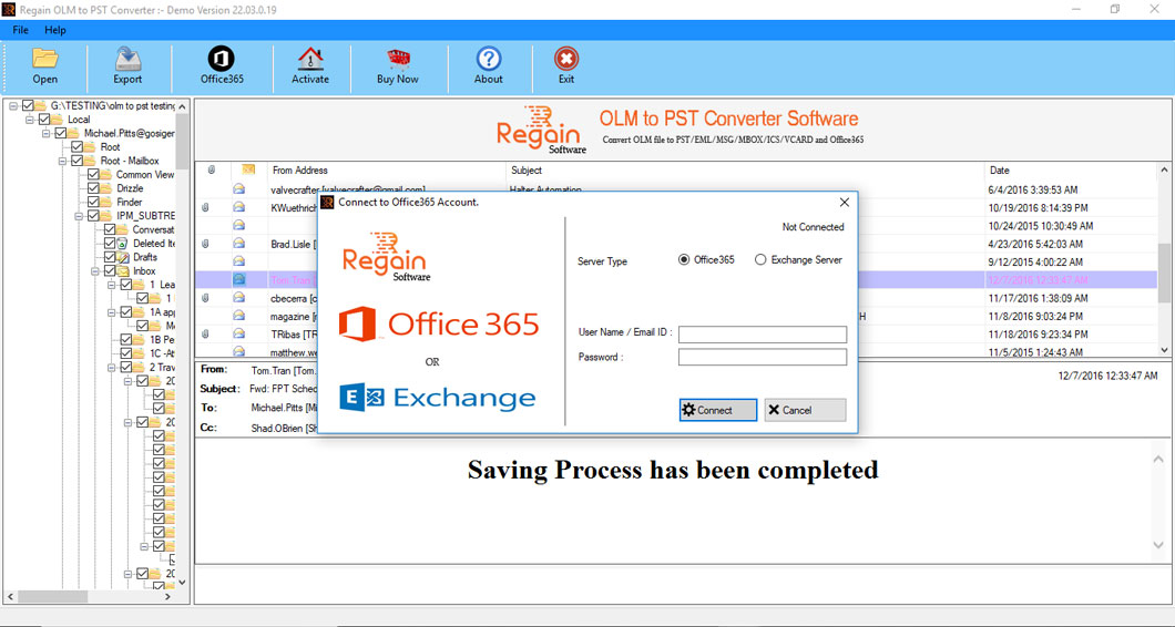 Exporteer MAC Outlook E-mails naar Office 365 account